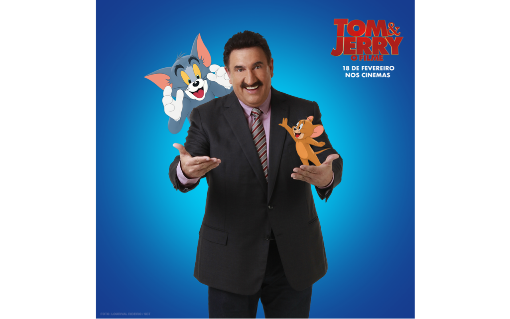 Ratinho aparece em campanha de divulgação de Tom & Jerry o Filme
