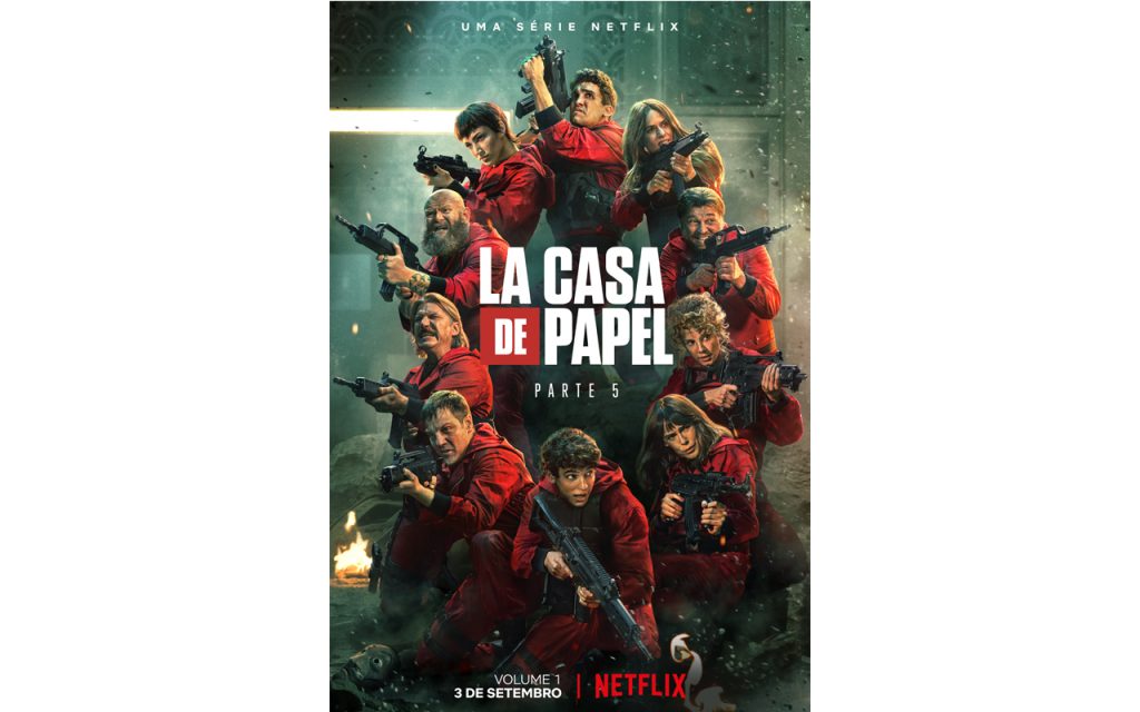 la casa de papel 5 volume 1 ganha poster