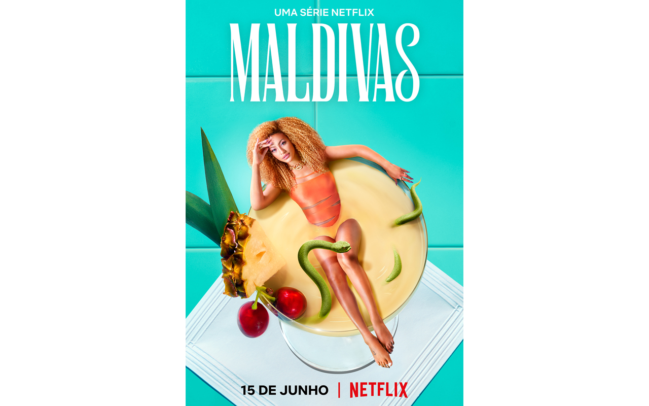 Pôster da série Maldivas com Sheron Menezzes