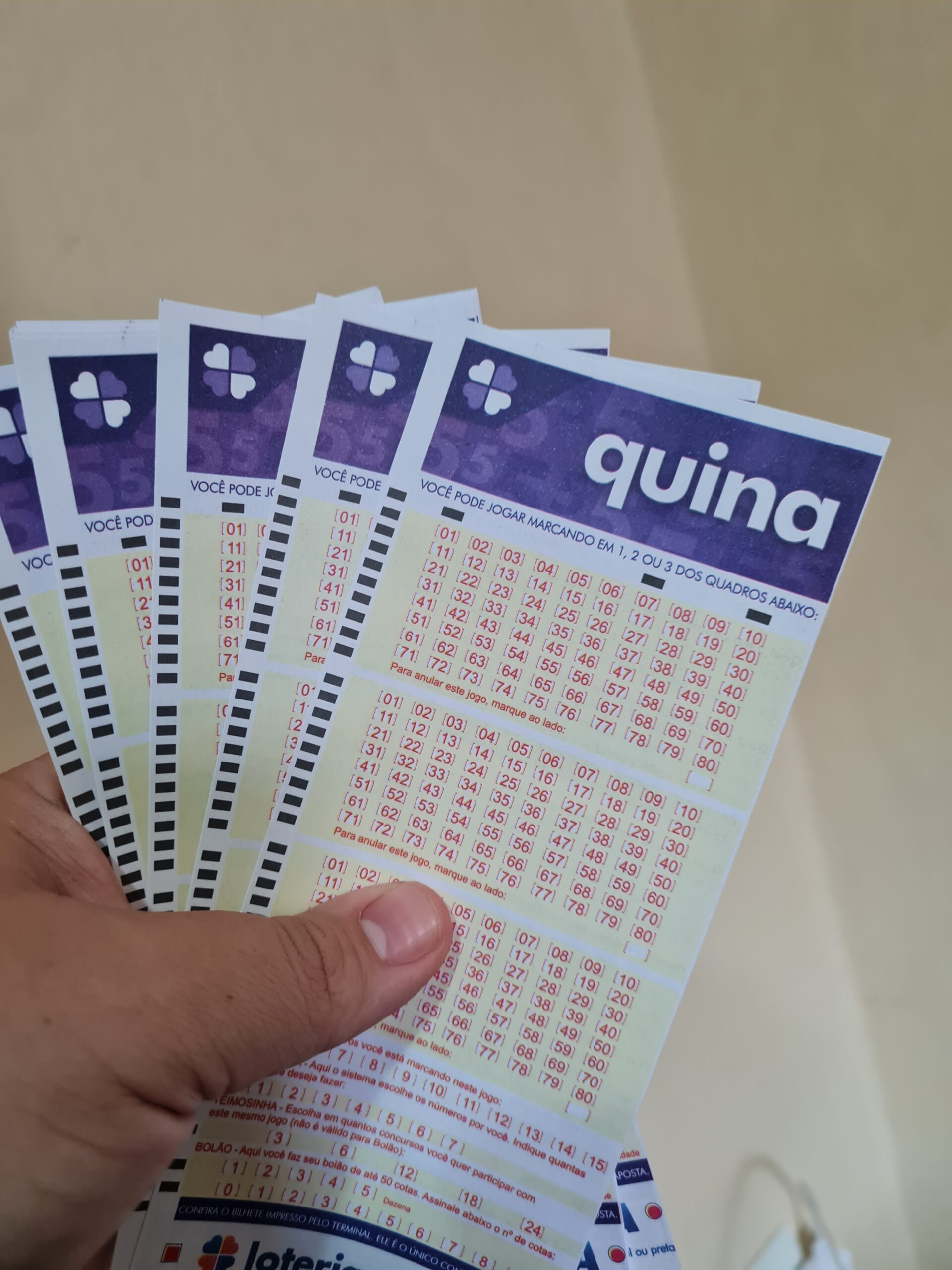 Quina 6926 acumula e prêmio vai a R$ 8 milhões