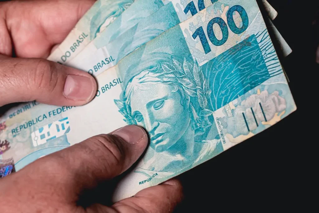 Notas de dinheiro - prêmio da loteria