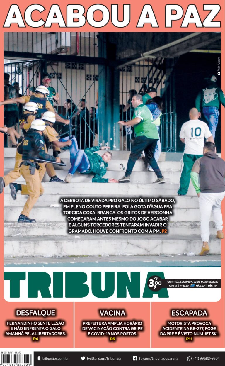 Capa do dia 22/05/23