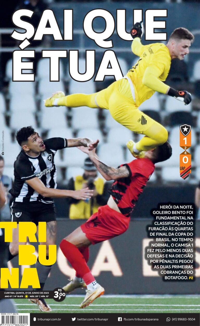 Capa do dia 01/06/23