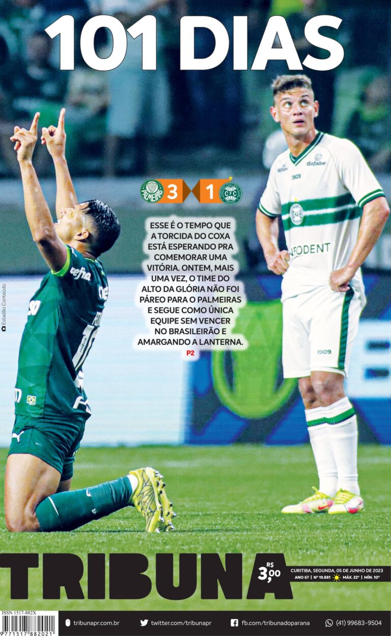 Capa do dia 05/06/23