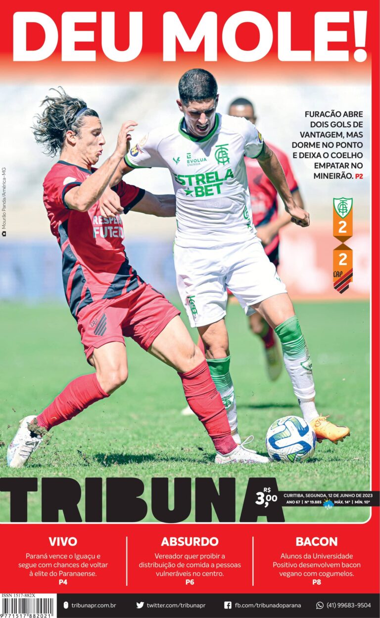 Capa do dia 12/06/23