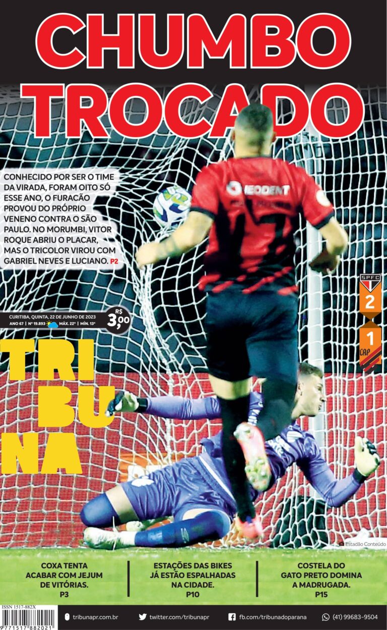 Capa do dia 22/06/23