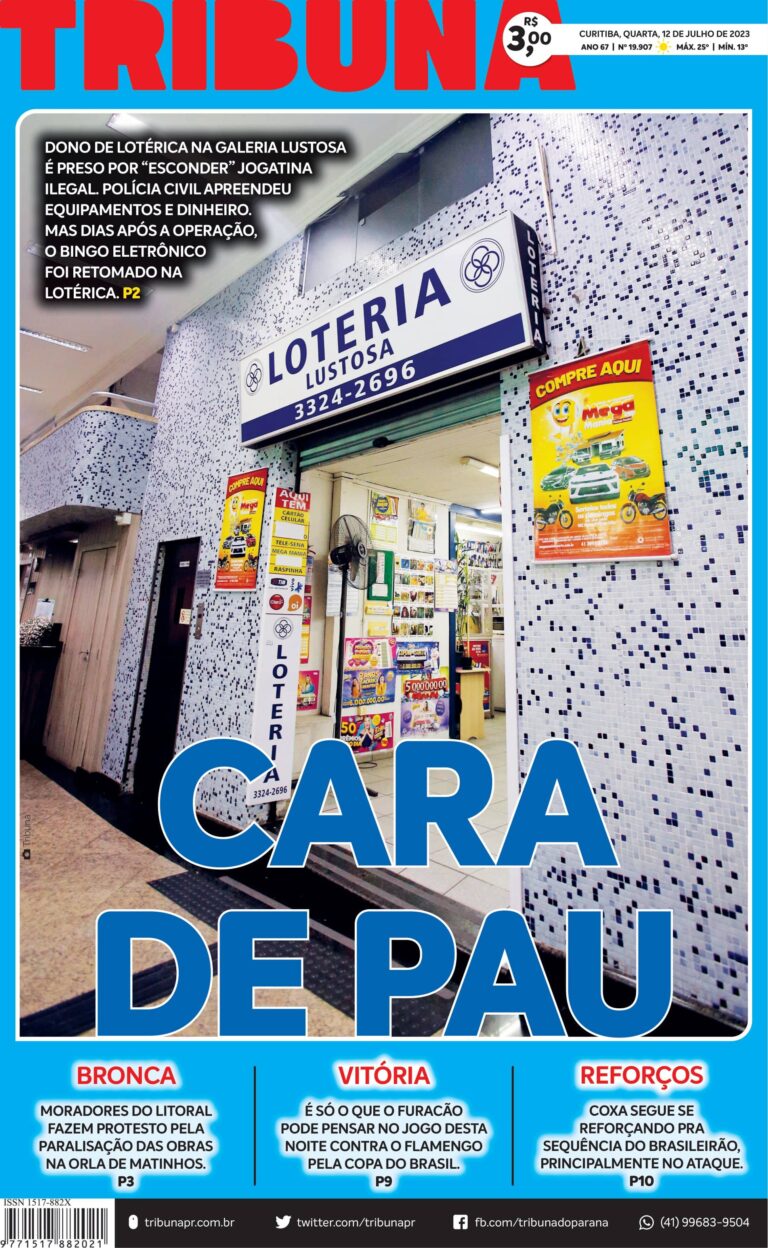 Capa do dia 12/07/23