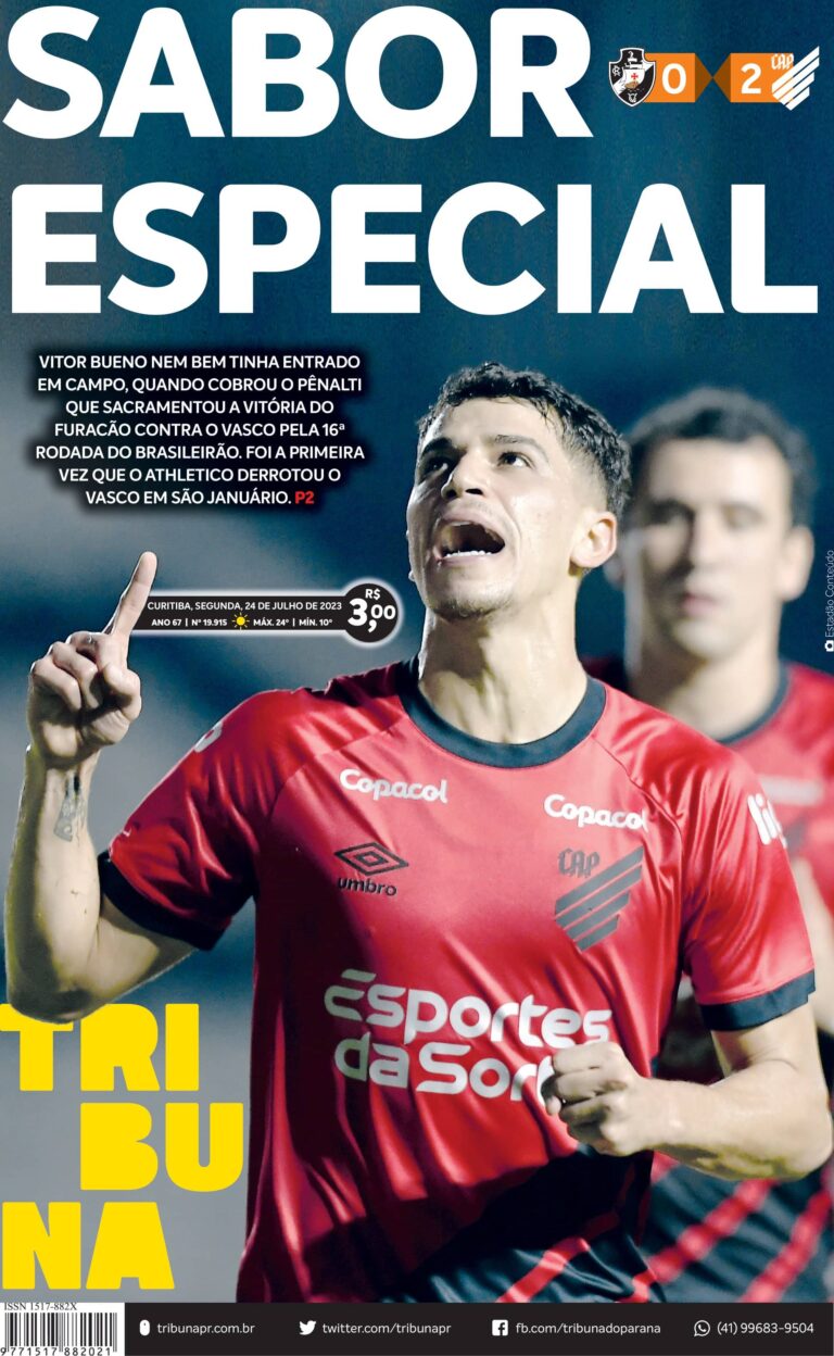 Capa do dia 24/07/23