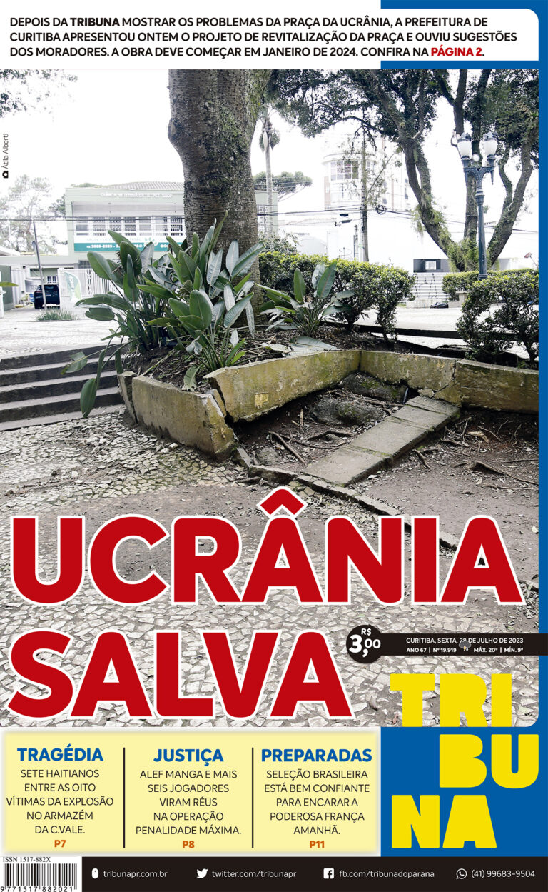 Capa do dia 28/07/23