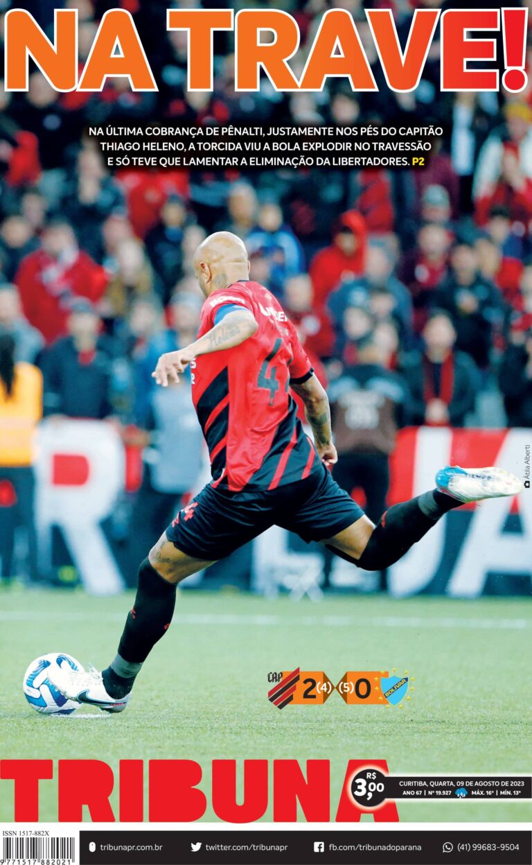 Capa do dia 09/08/23