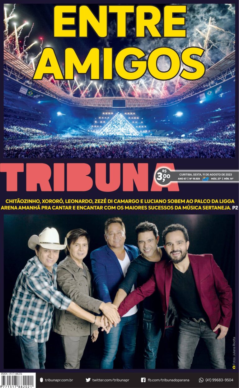Capa do dia 11/08/23