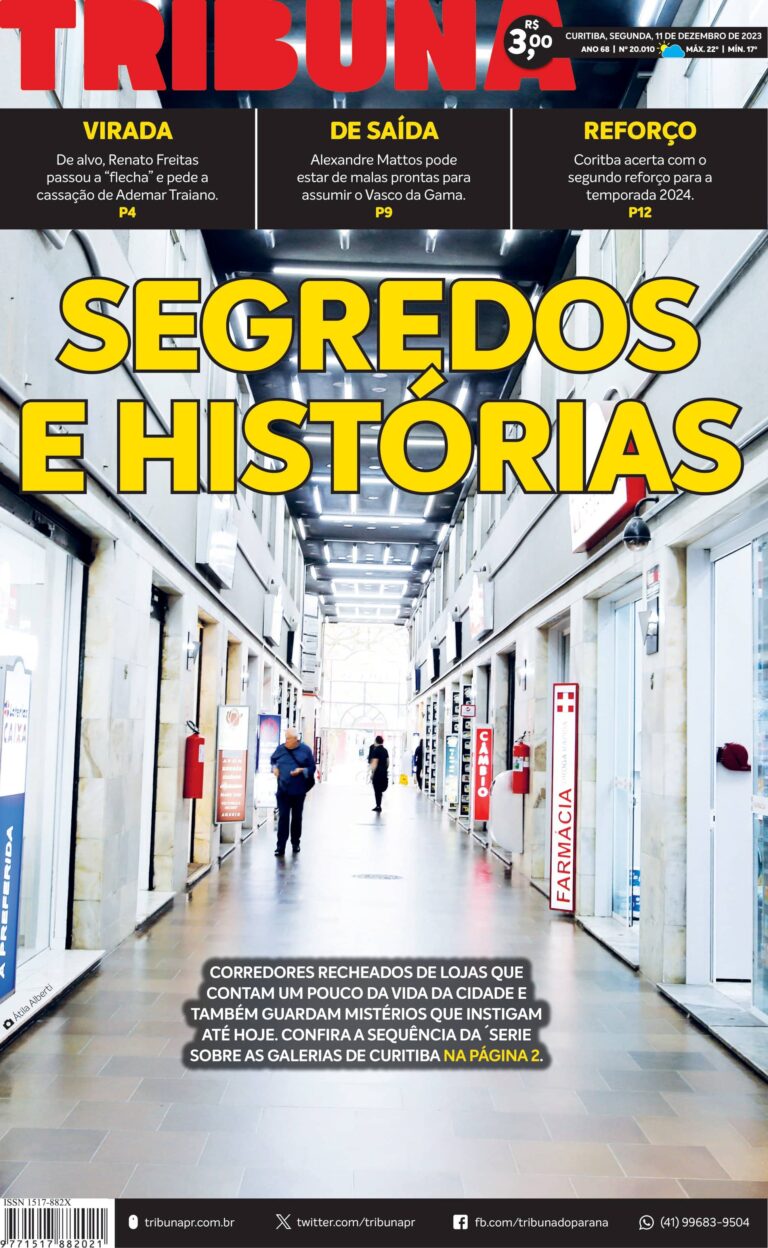 Capa do dia 11/12/23