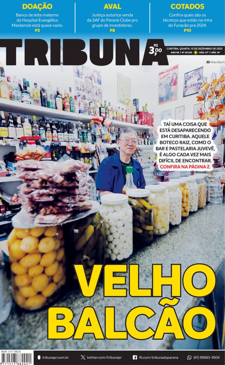 Capa do dia 13/12/23