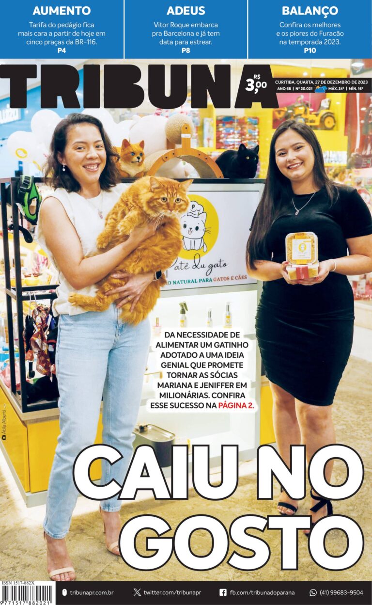 Capa do dia 27/12/23