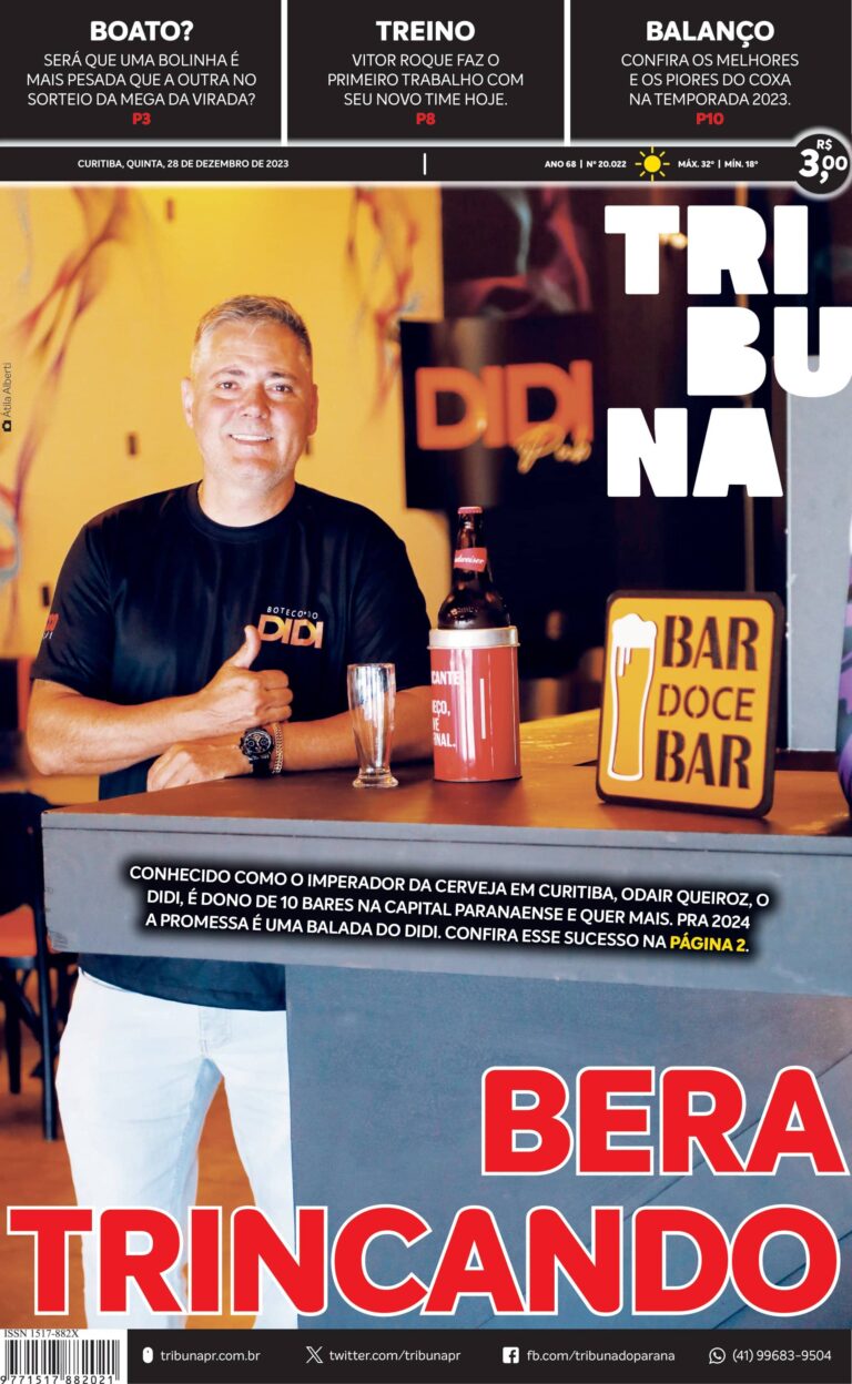 Capa do dia 28/12/23