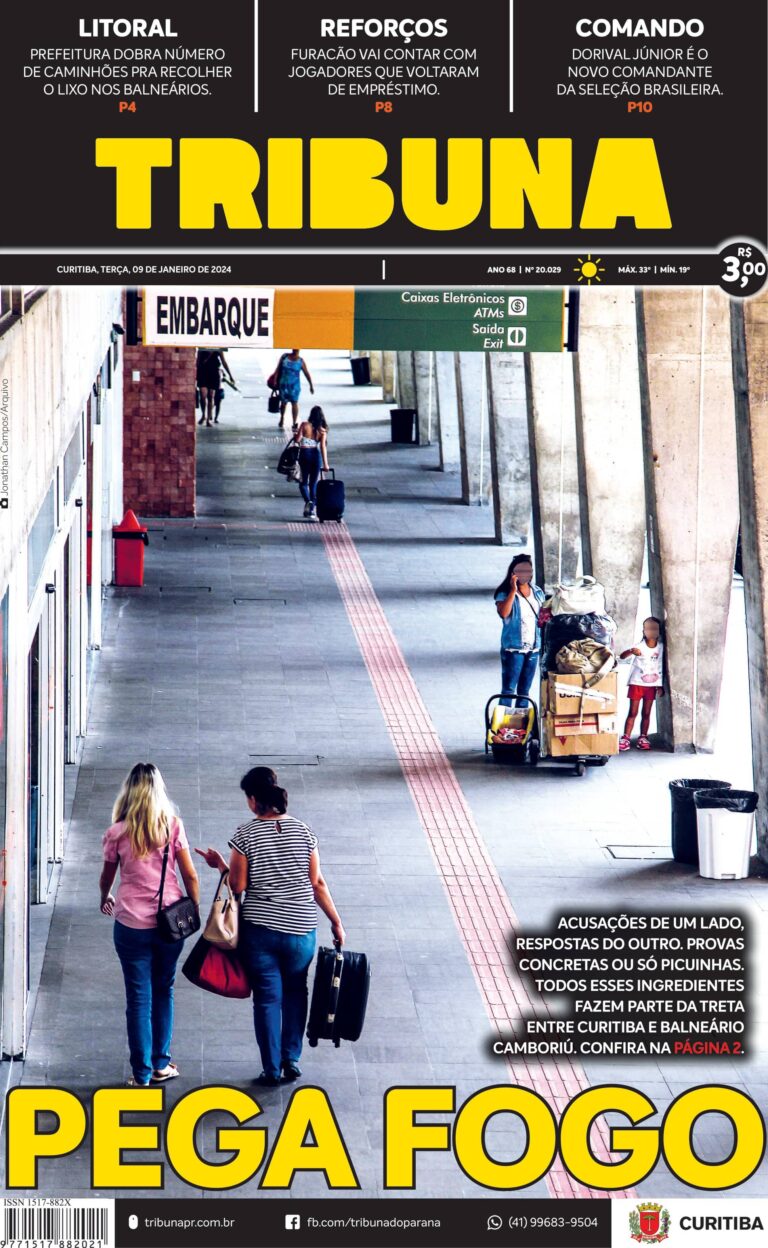 Capa do dia 09/01/24