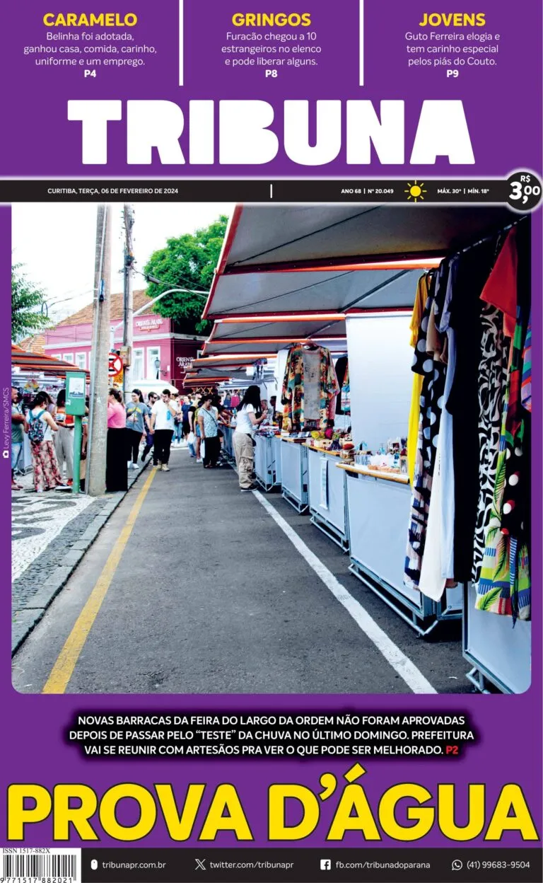 Capa do dia 06/02/24