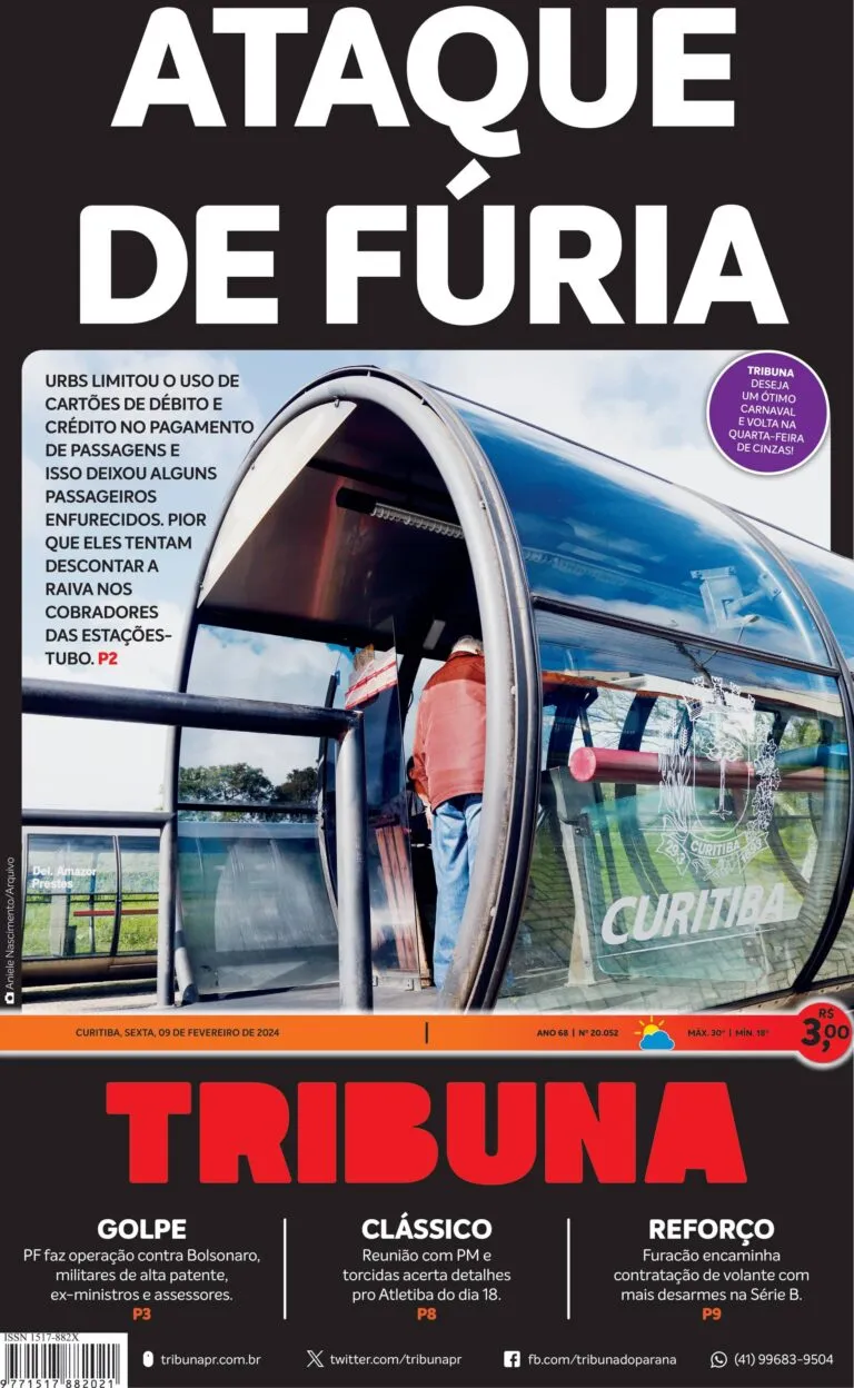 Capa do dia 09/02/24