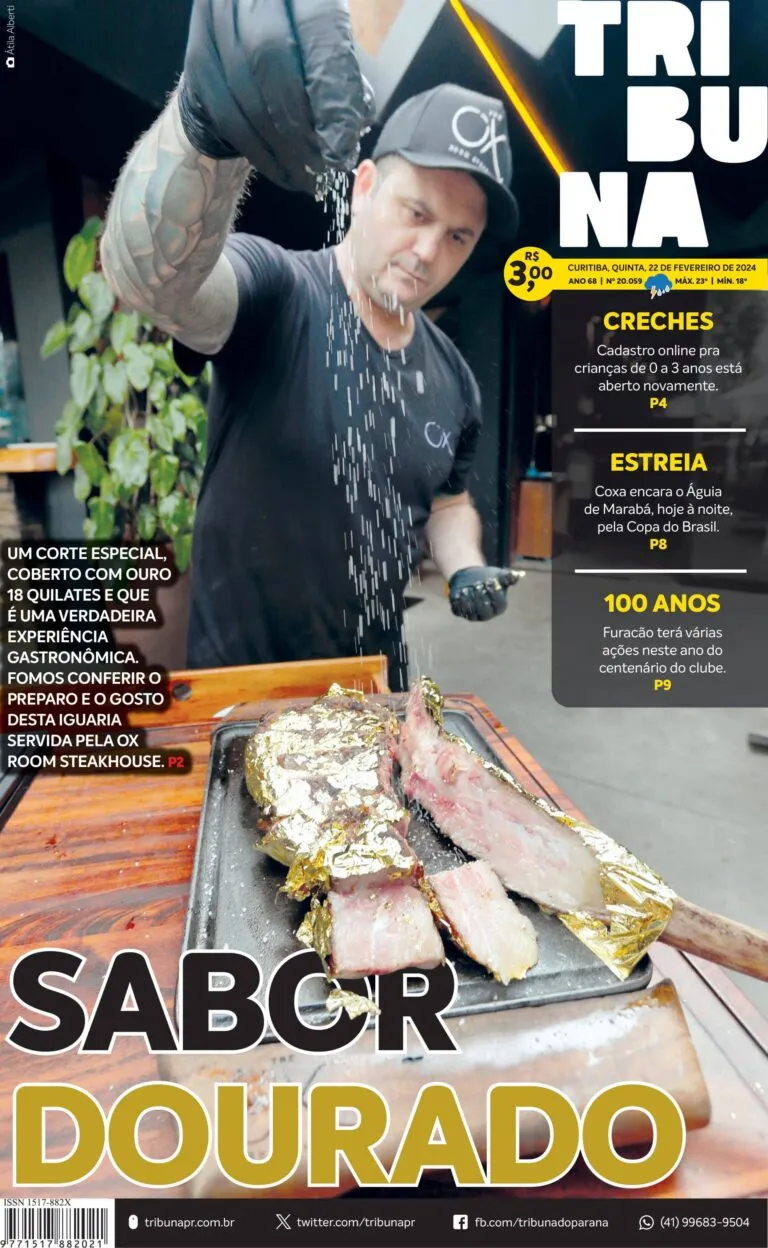 Capa do dia 22/02/24