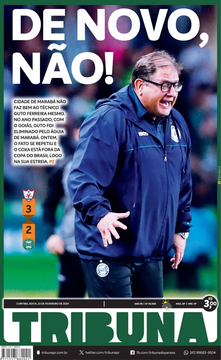 Capa do dia 23/02/24