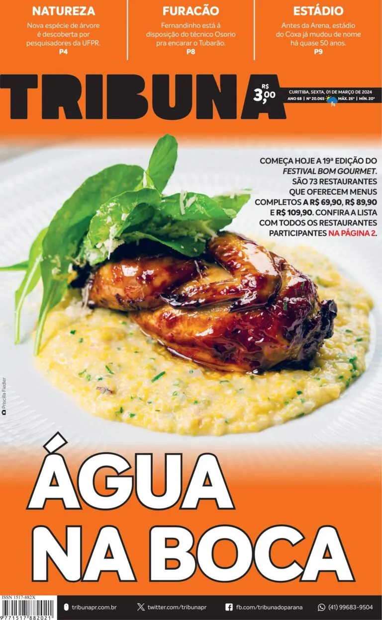 Capa do dia 01/03/24