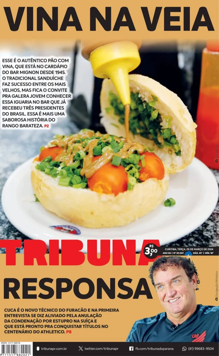 Capa do dia 05/03/24