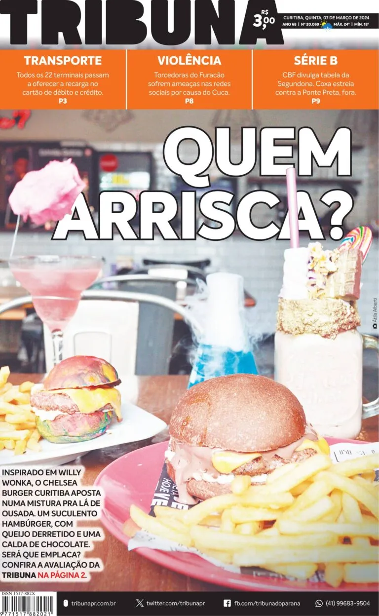 Capa do dia 07/03/24
