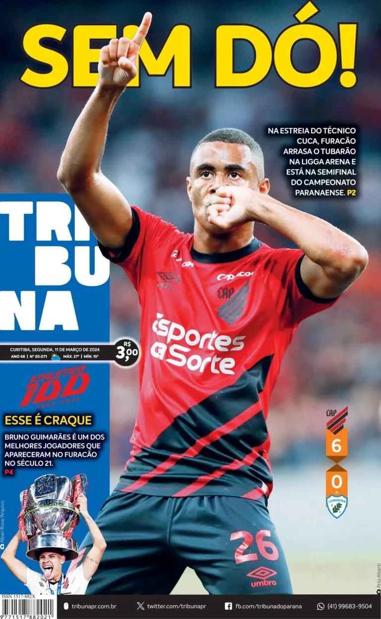 Capa do dia 11/03/24