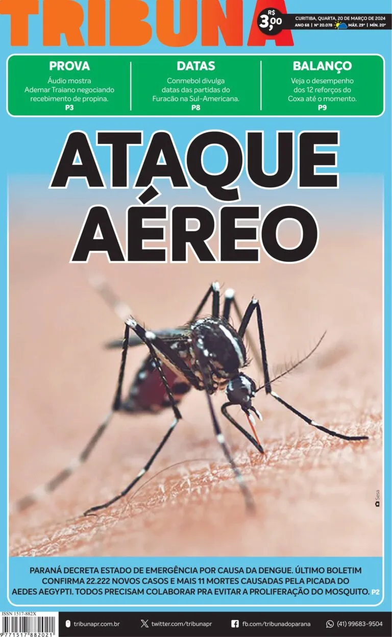 Capa do dia 20/03/24