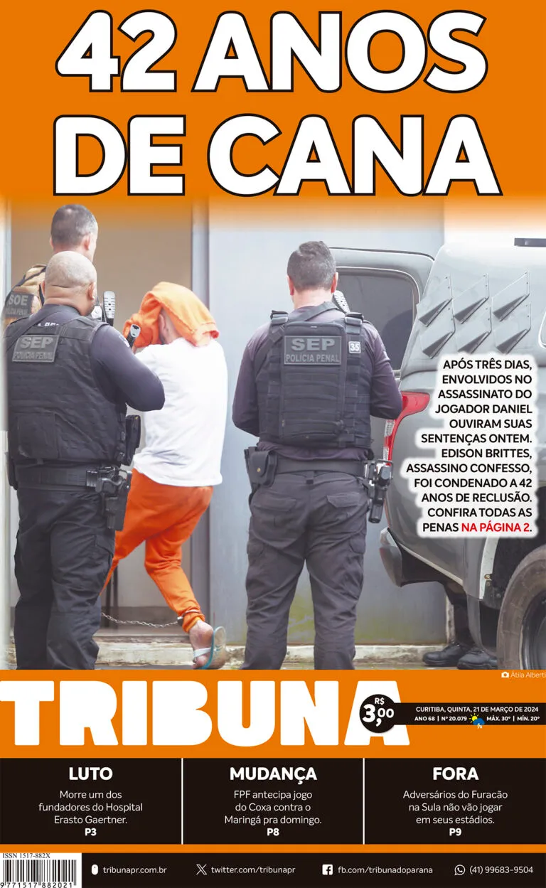 Capa do dia 21/03/24