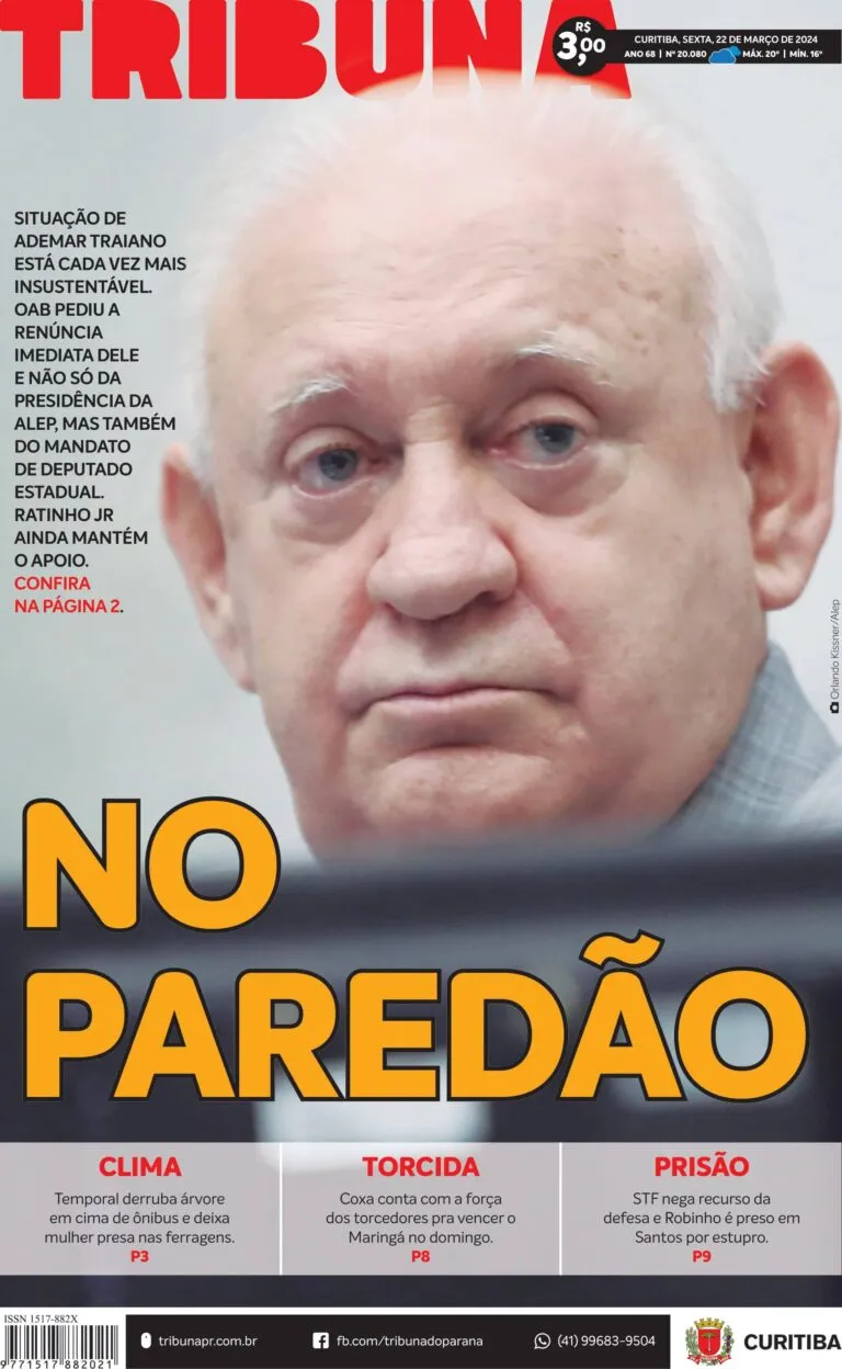 Capa do dia 22/03/24