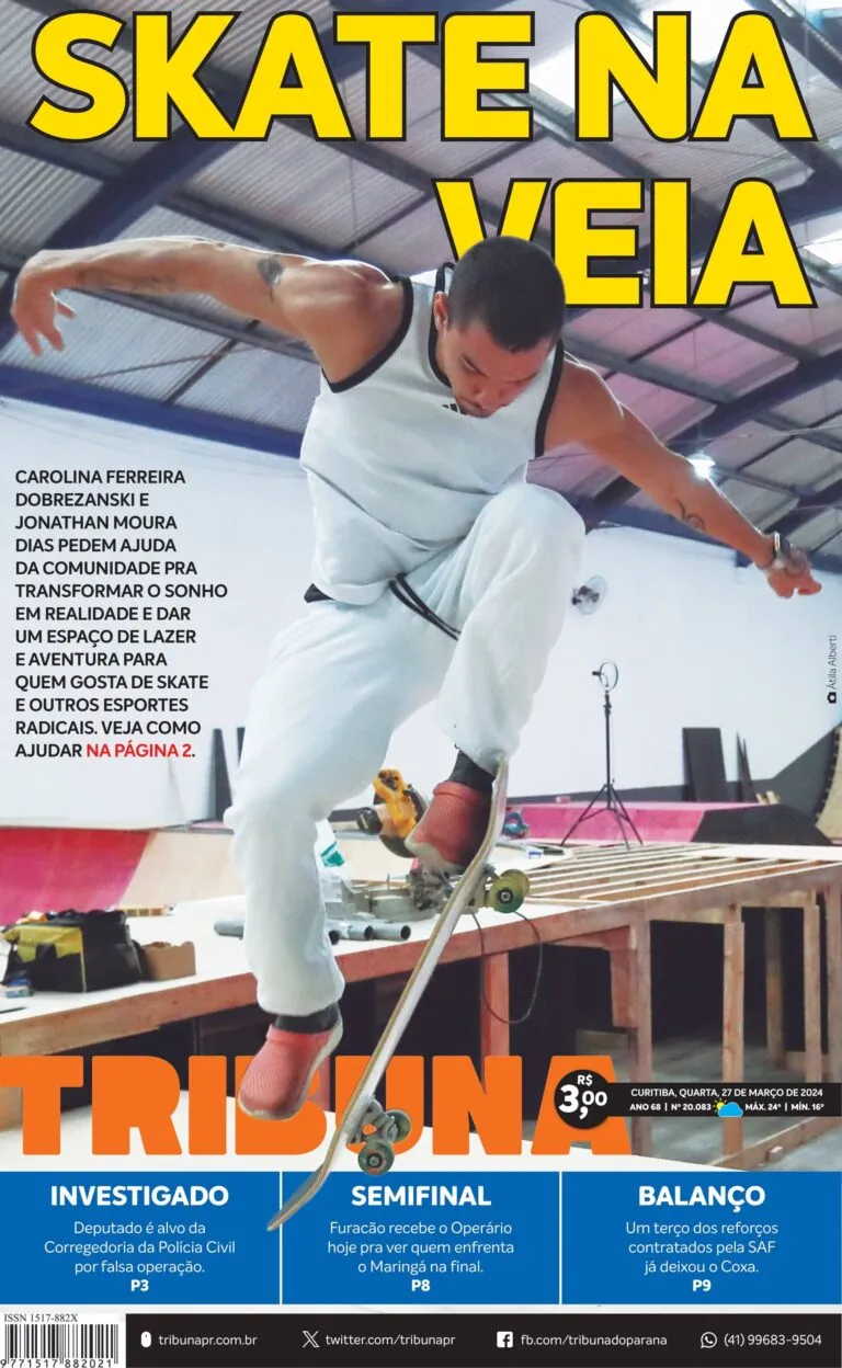 Capa do dia 27/03/24