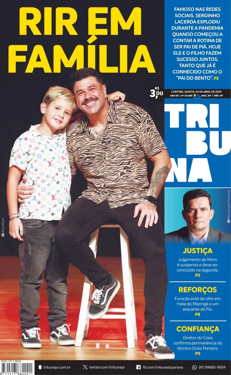 Capa do dia 04/04/24