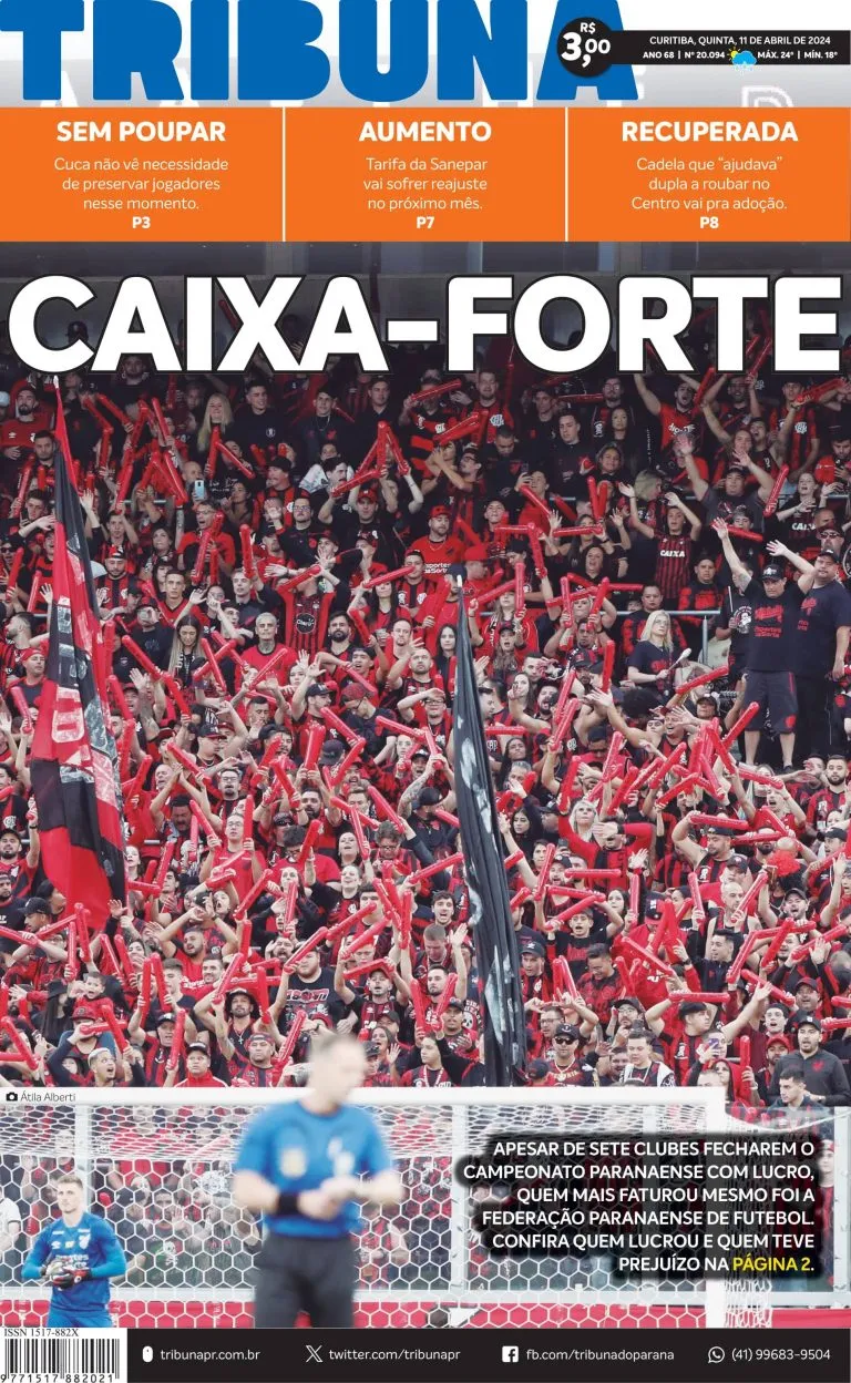 Capa do dia 11/04/24