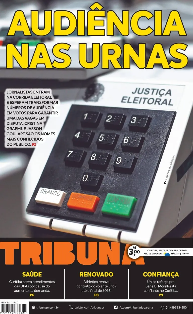Capa do dia 12/04/24