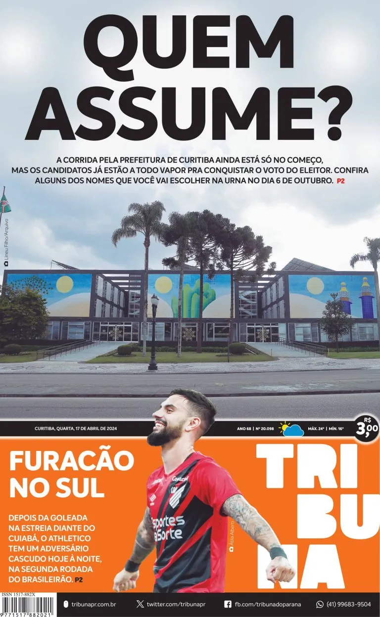 Capa do dia 17/04/24