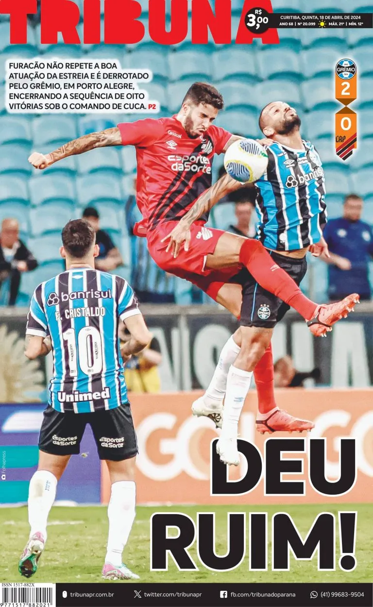 Capa do dia 18/04/24
