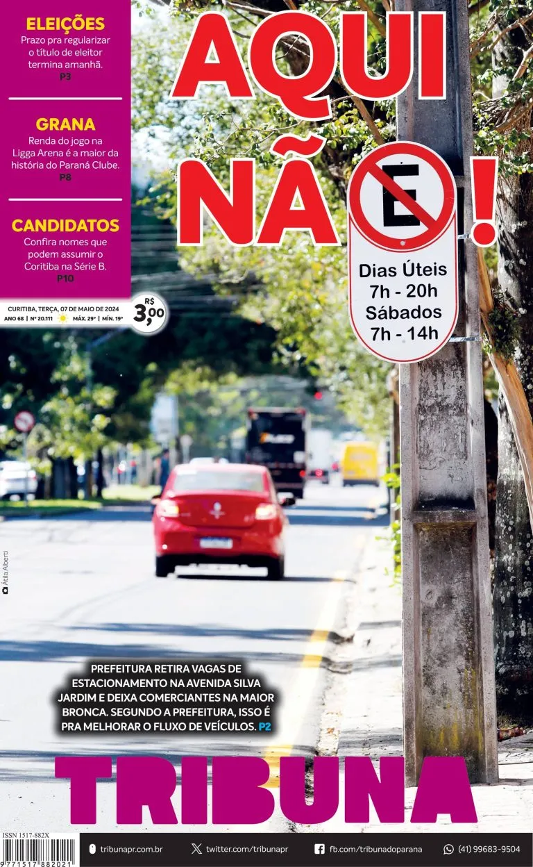 Capa do dia 07/05/24