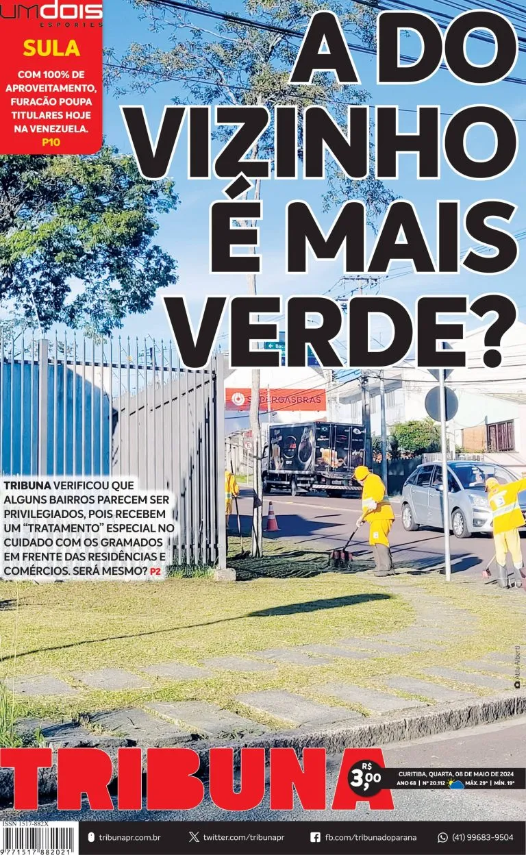 Capa do dia 08/05/24