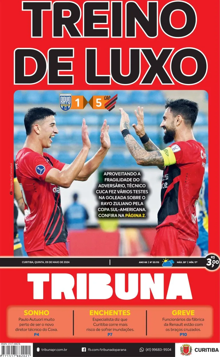 Capa do dia 09/05/24
