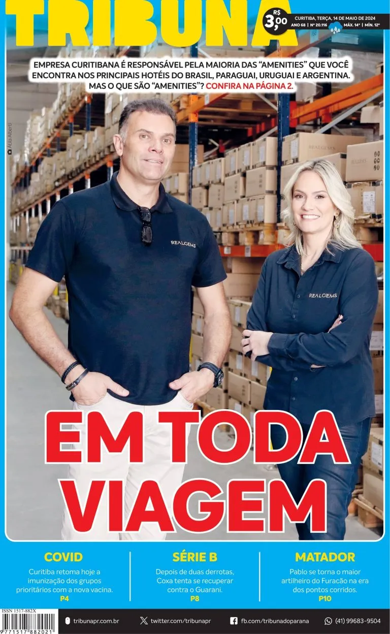 Capa do dia 14/05/24