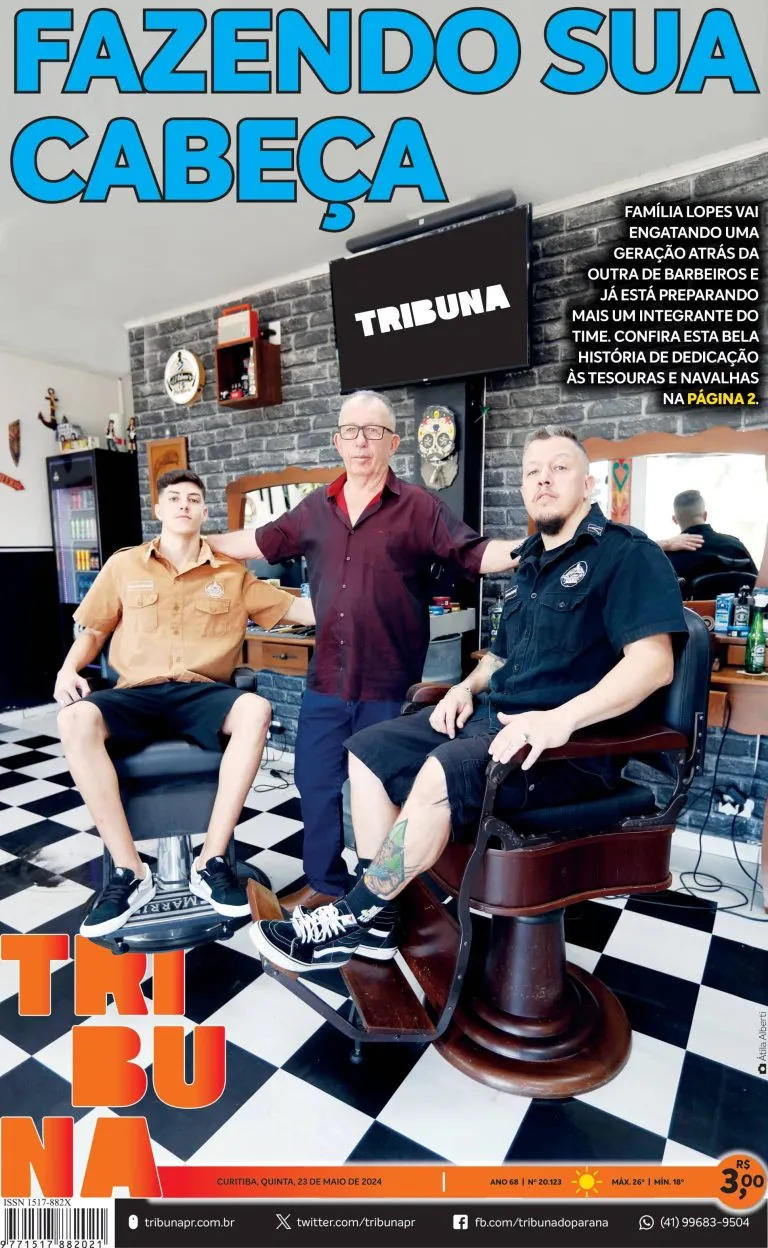 Capa do dia 23/05/24