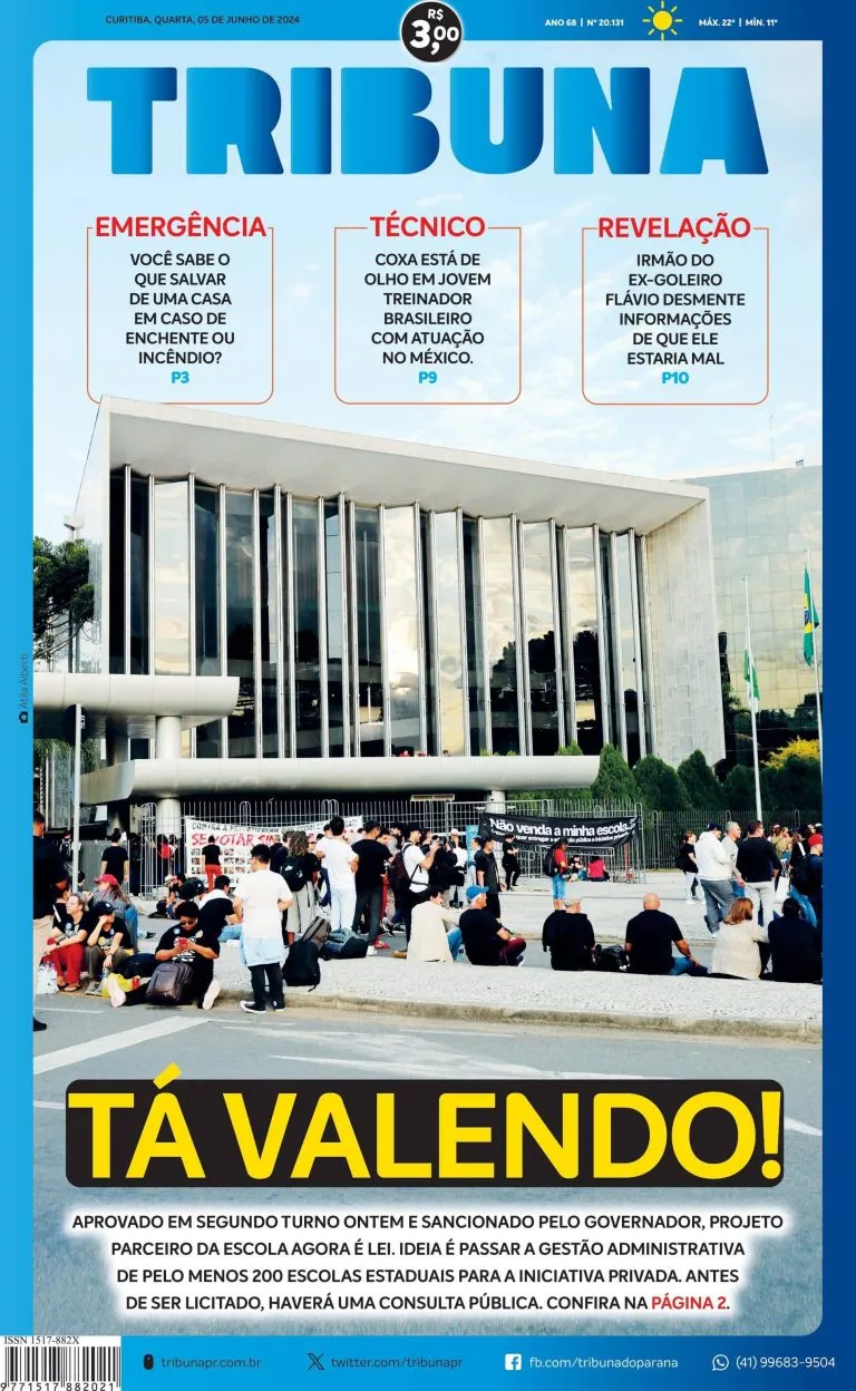 Capa do dia 05/06/24