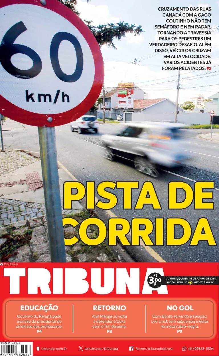 Capa do dia 06/06/24