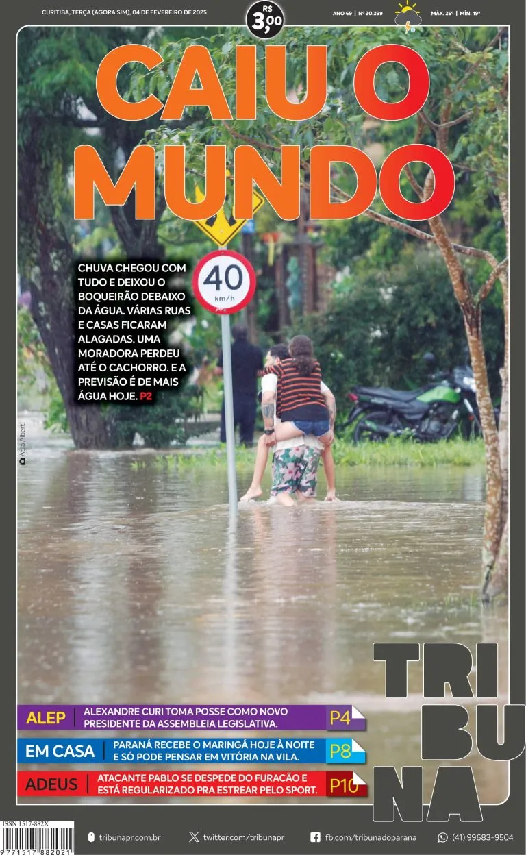 Capa do dia 04/02/25