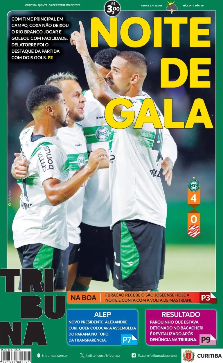 Capa do dia 06/02/25