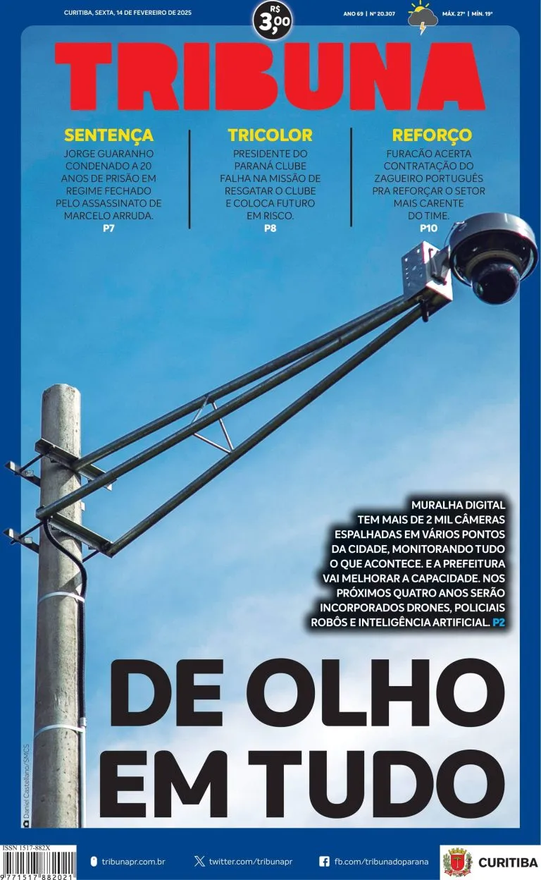 Capa do dia 14/02/25