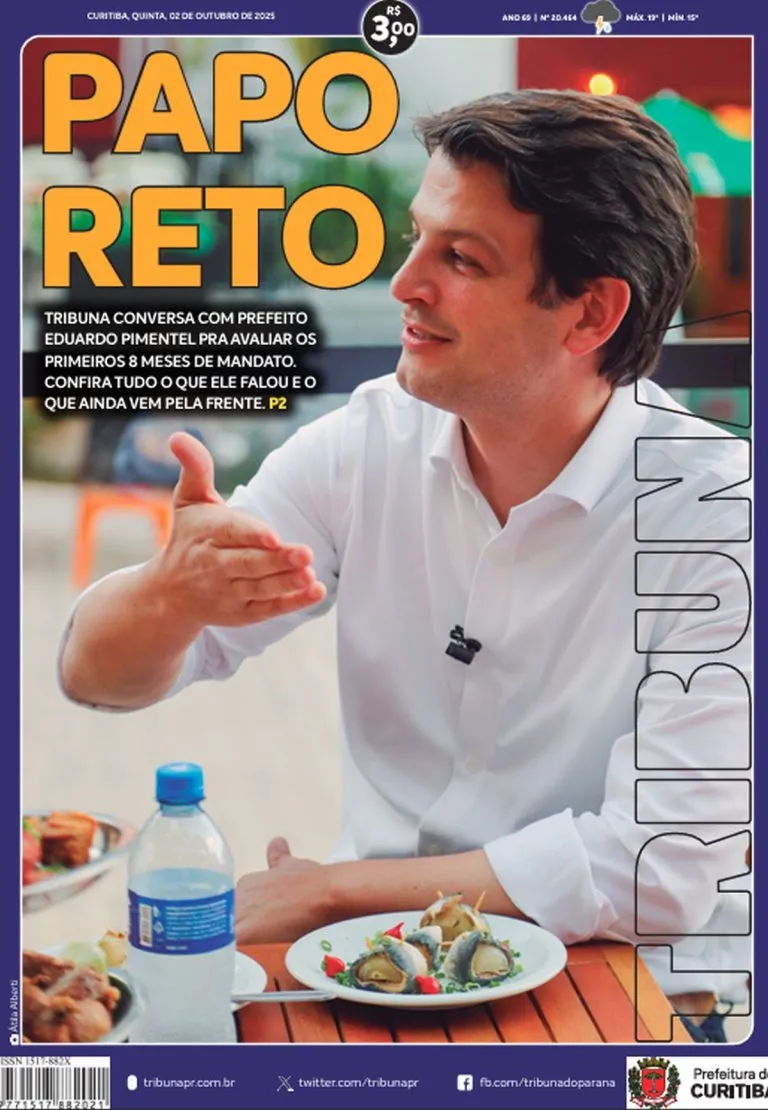 Capa do dia 02/10/2025