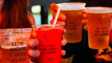 Copo de Chope da Porks - Porco & Chope, em Curitiba