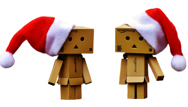 bonecos com gorro de natal